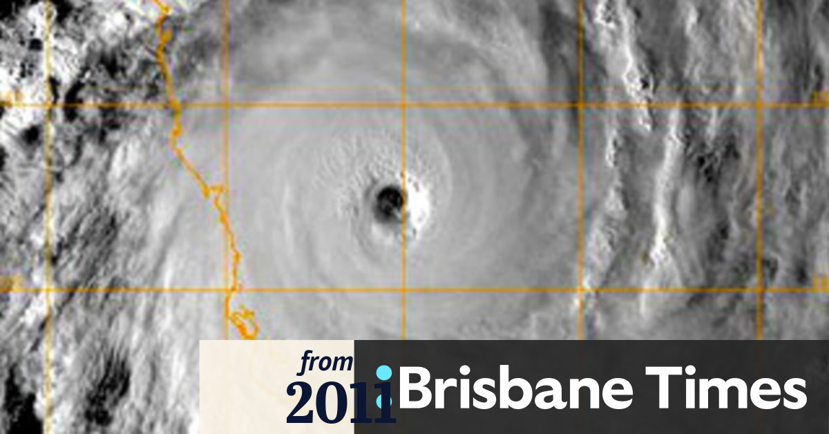 Cyclone Yasi from above